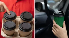 Perché il coperchio del bicchiere di caffè ha due fori e un incavo: il 99% delle persone non lo sa